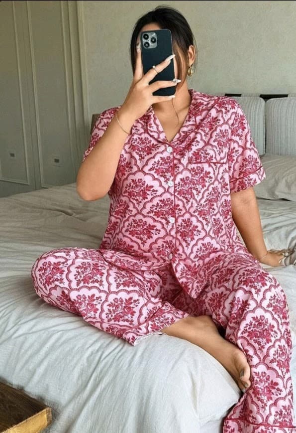 Vintage Pink Pajama Set