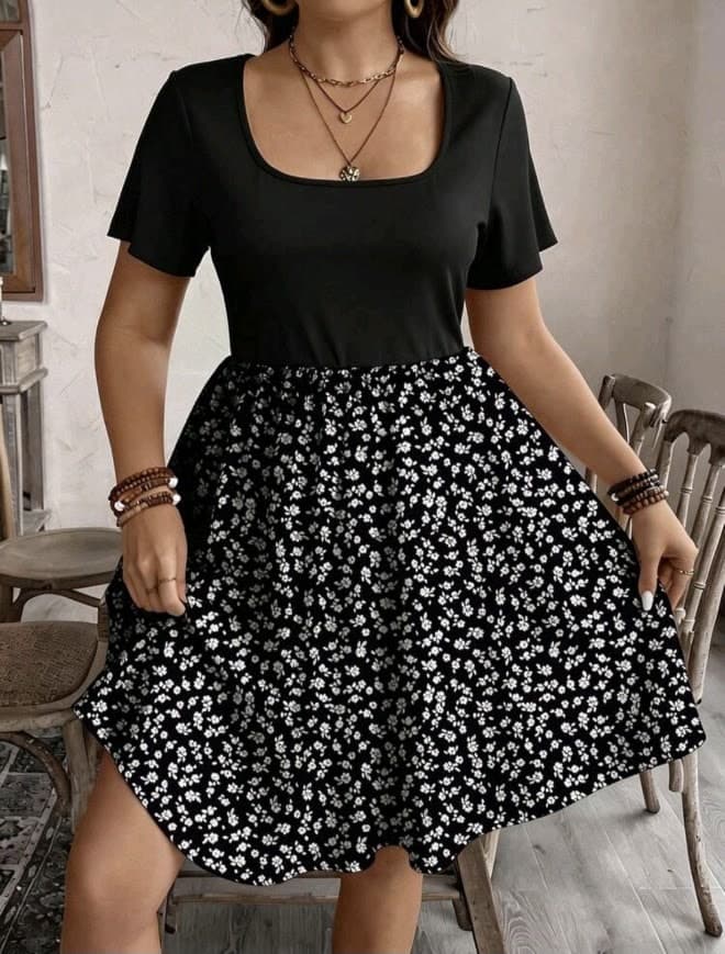 Floral Skater Dress